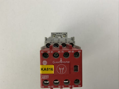 ALLEN BRADLEY 700S-CF620EJBC CONTACTOR 600VAC COIL 24VDC (700-CF310E* + 100S-F)