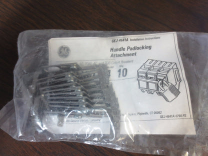 GE THP100 MODEL 4 - HANDLE PADLOCKING ATTACHMENT for TQL-AC, TQAL-AC, TQB 10pcs