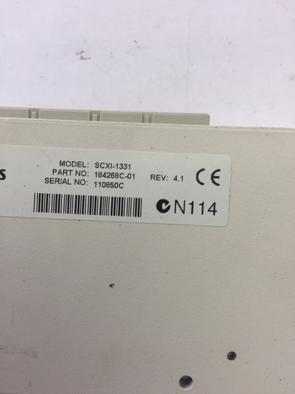 NATIONAL INSTRUMENTS SCXI-1331 250V/CAT REV 4.1