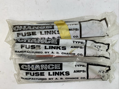 A.B. CHANCE FUSE LINK 75AMP (LOT OF 3)