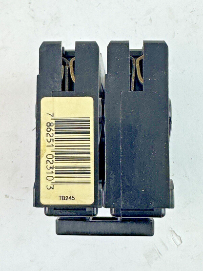 THOMAS & BETTS *LOT OF 5* TB245 - COM TRIP CIRCUIT BREAKERS -2 POLE/20 A/240 VAC