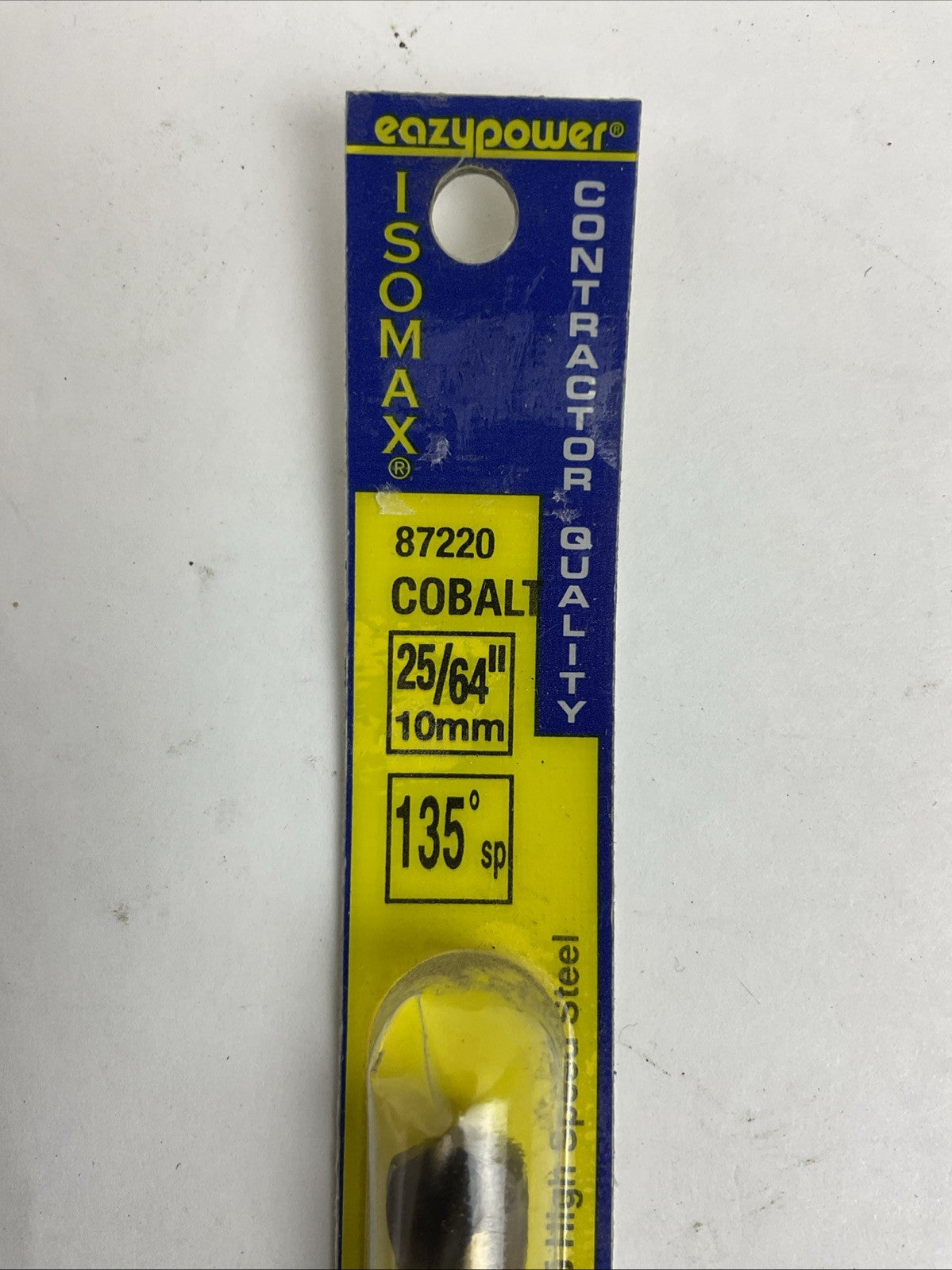 EAZYPOWER 87220 COBALT 25/64" 10mm 135°sp ISOMAX DRILL BIT CONTRACTOR QUALITY