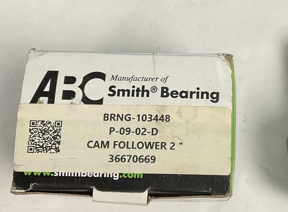 SMITH BEARING CR-2-X CAM FOLLOWER