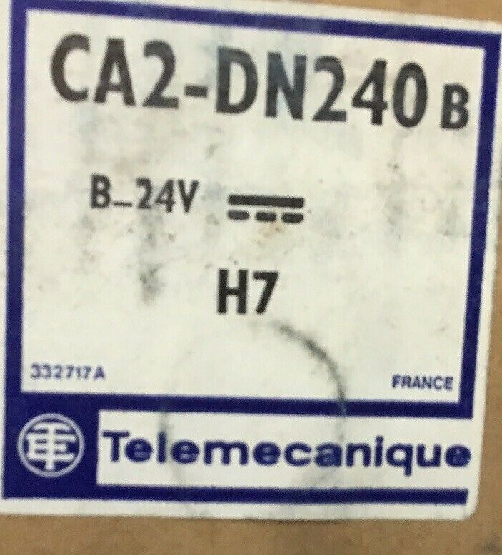 TELEMECANIQUE CA2-DN240B H7 CONTROL RELAY 600V W/LX7-D12