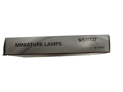 SATCO S7820 MINIATURE LIGHT BULBS 8 PACK LAMPS