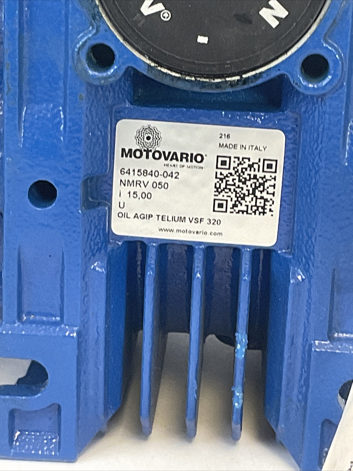 MOTOVARIO NMRV 050 GEAR REDUCER  15:1 RATIO