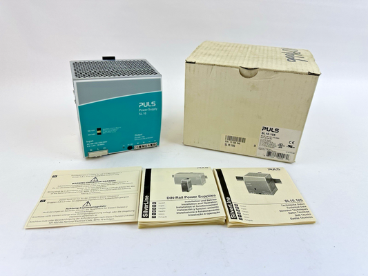 PULS SL10.105 POWER SUPPLY OUTPUT 24-28VDC 10A INPUT 100-120/200-240VAC 6/2.8A