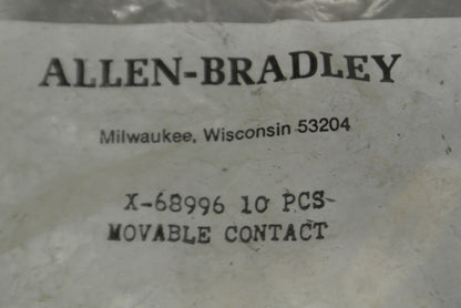 BAG of 10 / ALLEN-BRADLEY X-68996 MOVABLE CONTACT KIT / NEW SURPLUS