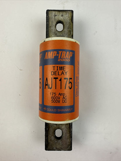 GOULD SHAWMUT AJT175 600VAC 500VDC 175A AMP-TRAP 2000 TIME DELAY FUSE