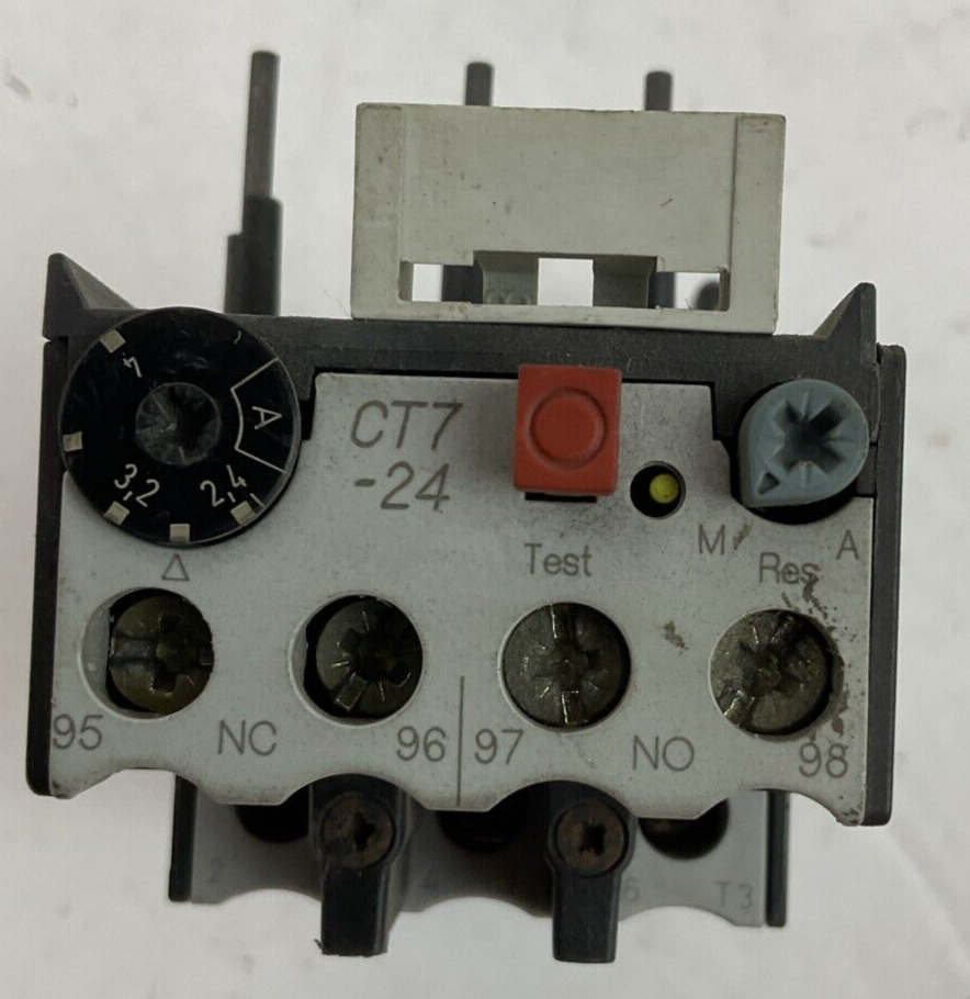 SPRECHER + SCHUH CT7-24-4 OVERLOAD RELAY 600VAC 2.4-4.0A