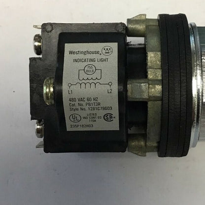 WESTINGHOUSE PB1HB0T3 PUSHBUTTON HEAVY DUTY 480V 60HZ MODEL B