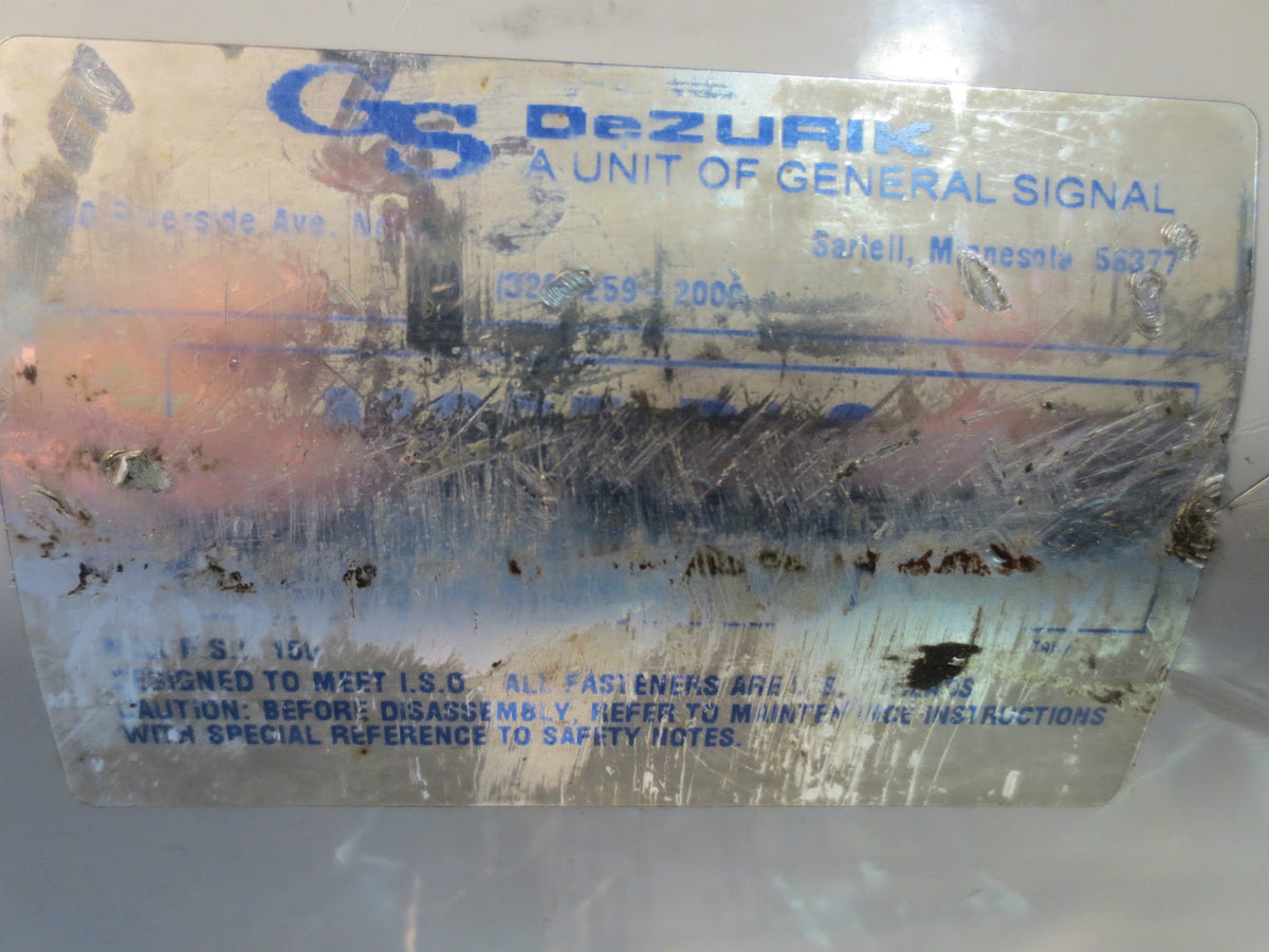 DEZURIK ACTUATOR and ASCO L-YCB3A2, 8317G35 VALVES