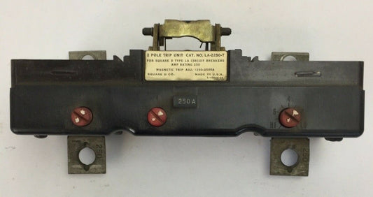 SQUARE D LA-2250-T TRIP UNIT 250AMP 2POLE MAG TRIP ADJ 1250-2500A