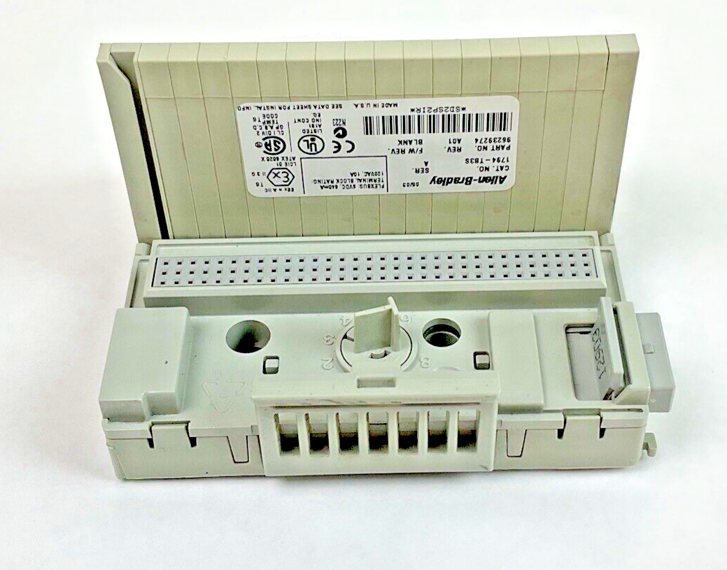 ALLEN BRADLEY 1794-IB16 SINK SER.A REV.A01 FWR BLNK 1794-TB3S TERM. BLOCK  SER.A