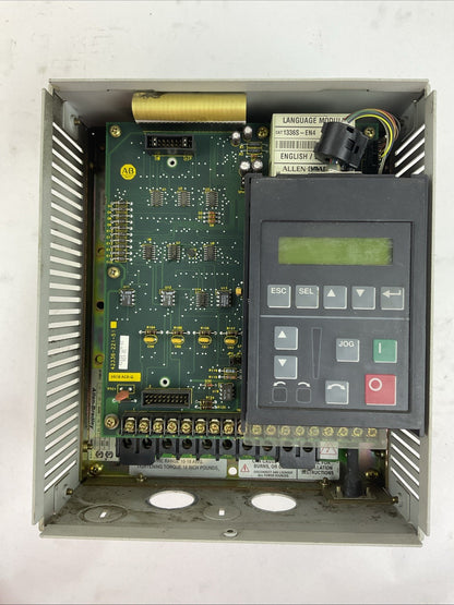 ALLEN BRADLEY 1336S-BRF20-AA-EN4 1336 PLUS SENSORLESS VECTOR DRIVE SER D