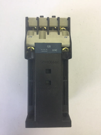 TELEMECANIQUE CA3 DN 40 CONTACTOR 600VAC 10A COIL 24VDC
