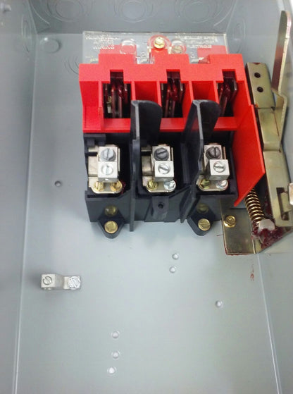 POWERMASTER EATON H361NFK HEAVYDUTY SAFETY SWITCH,30A,600V, 3P, NON FUSIBLE