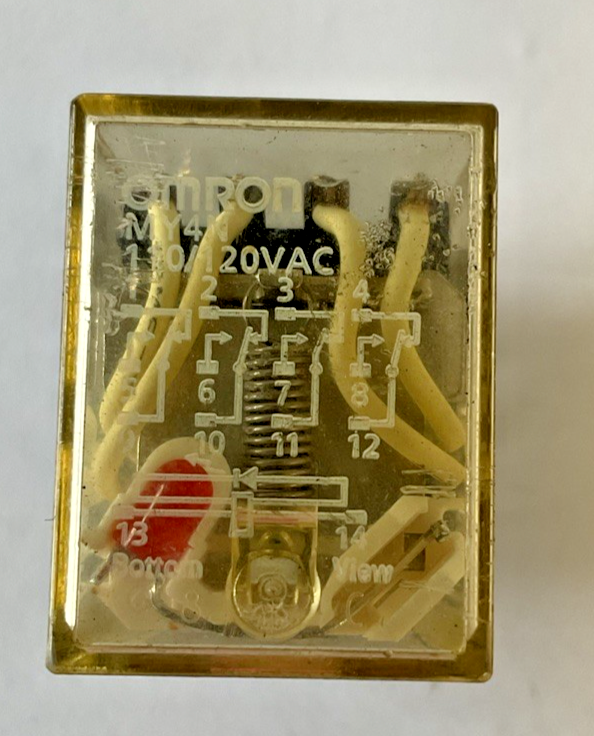 OMRON MY4N RELAY 28VDC 120VAC ***LOTOF4***