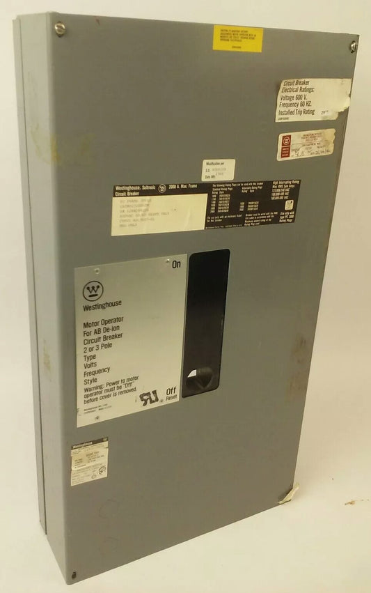 WESTINGHOUSE PC32000FM 3P 600V, MOTOR OPERATER 5661D52G01 TYPE PC 120V 2P OR 3P