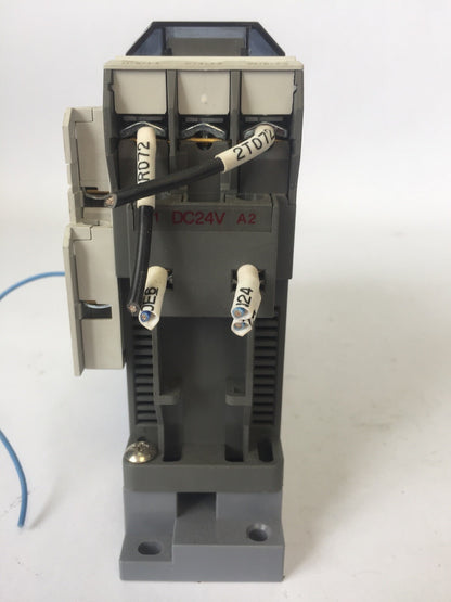 LS MOTOR STARTER MC-9 COIL 24VDC MMS-32H 2.5-4.0A MU-45 RAIL MOUNTING ADAPTOR