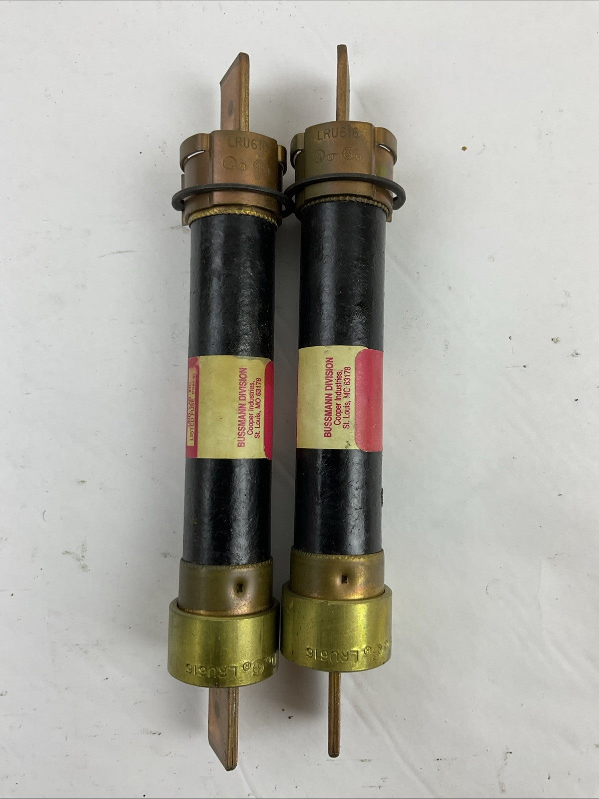 FUSETRON FRS-R 50 TIME DELAY DUAL ELEMENT 600VAC 50A RK5 FUSE (LOT OF 2) LRU616