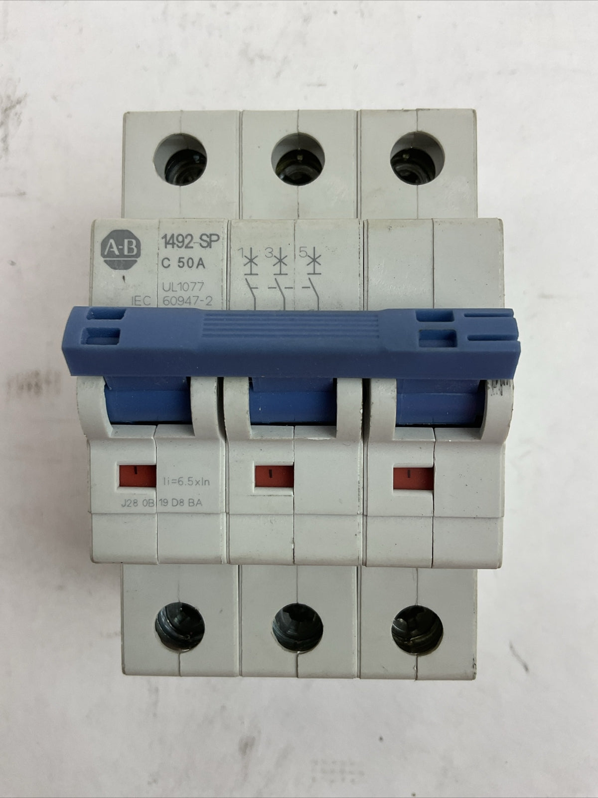 ALLEN BRADLEY 1492-SPM3C500 SER D 480Y/277VAC 50AMP 3POLE