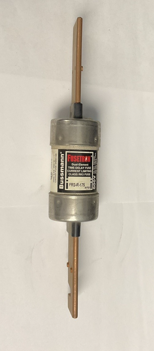 BUSS FRS-R-175 TIME DELAY FUSE 175A 600V 300VDC 20KA RK5