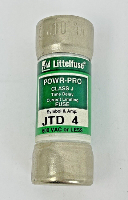 LITTELFUSE - JTD 4 *LOT OF 9*  POWR-PRO - CLASS J - TIME-DELAY - 600V AC