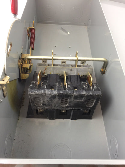 WESTINGHOUSE HUN363 HEAVY DUTY SAFETY SWITCH 100 AMP 600 VAC