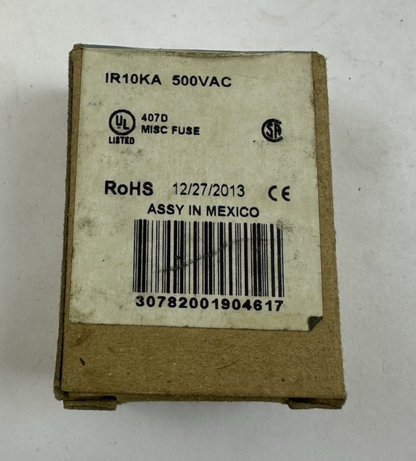 FERRAZ SHAWMUT MERSEN ATQ20 ATQ-20 20A 500V TIME-DELAY MIDGET FUSE LOT OF 10
