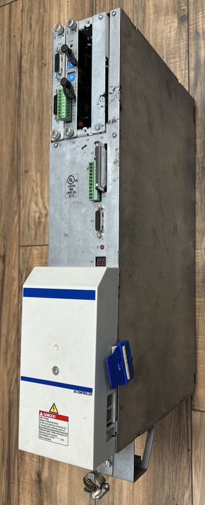 INDRAMAT HDS03.2-W100N SERVO DRIVE CONTROLLER OUTPUT 500VAC 50A INPUT 530-670VDC