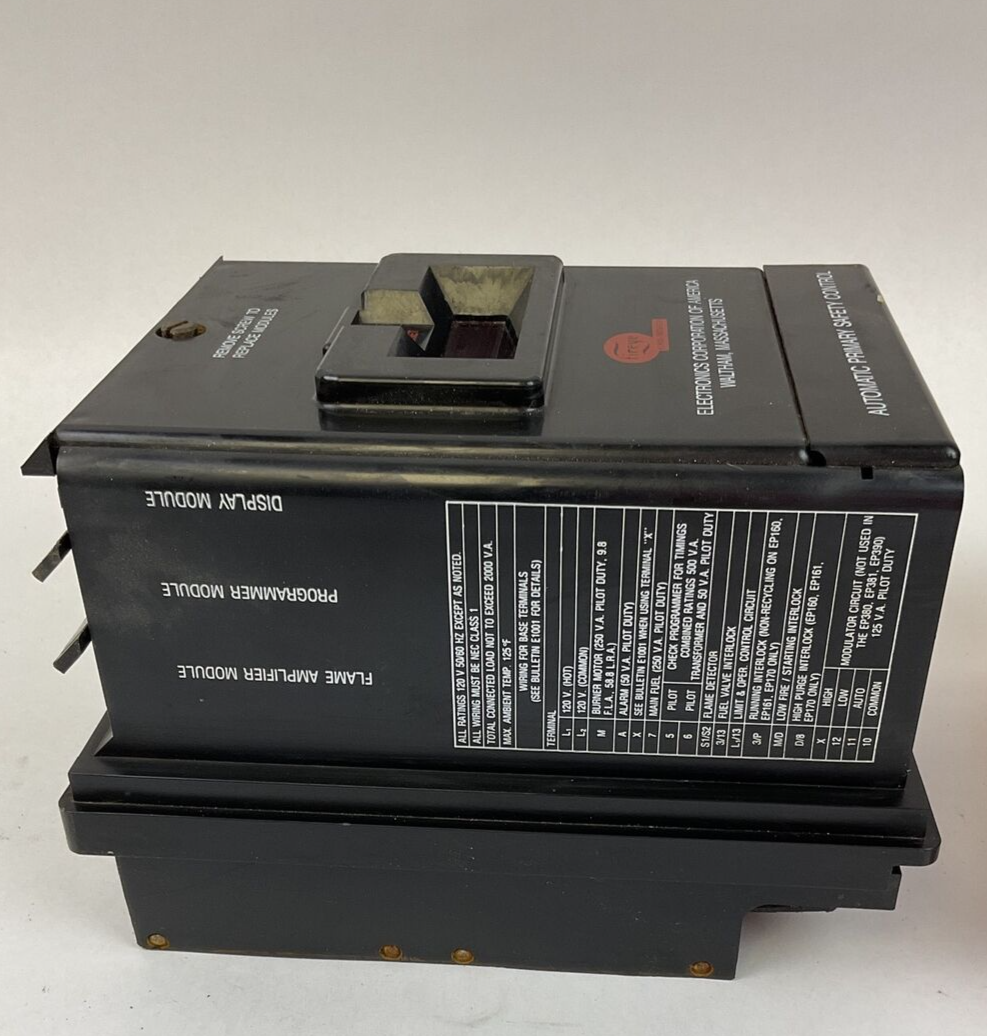 FIREYE EB-700 SAFETY CONTROLLER E1R1 FLAME AMP, EP160 PROGRAMMER, ED500 DISPLAY