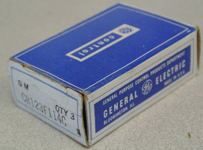 BOX of 3 / GENERAL ELECTRIC CR123F114C OVERLOAD HEATER ELEMENT / NEW SURPLUS
