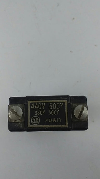 ALLEN BRADLEY 70A11 COIL 440V 60CY 380V 50CY
