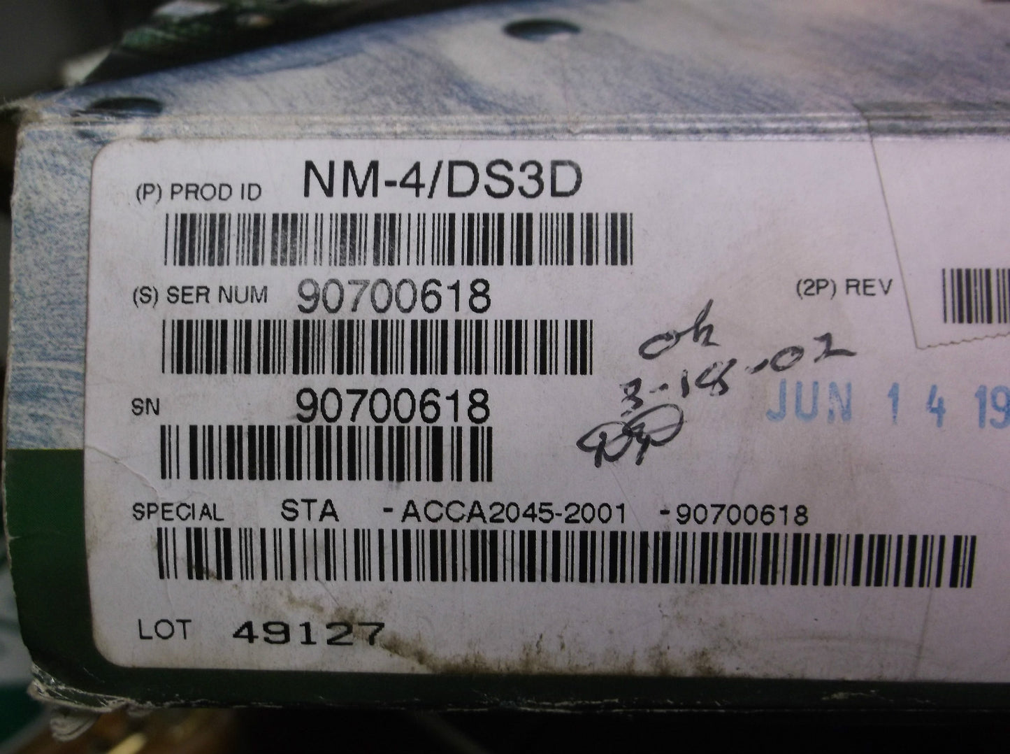 FORE SYSTEMS NM-4/DS3D NETWORK MODULE