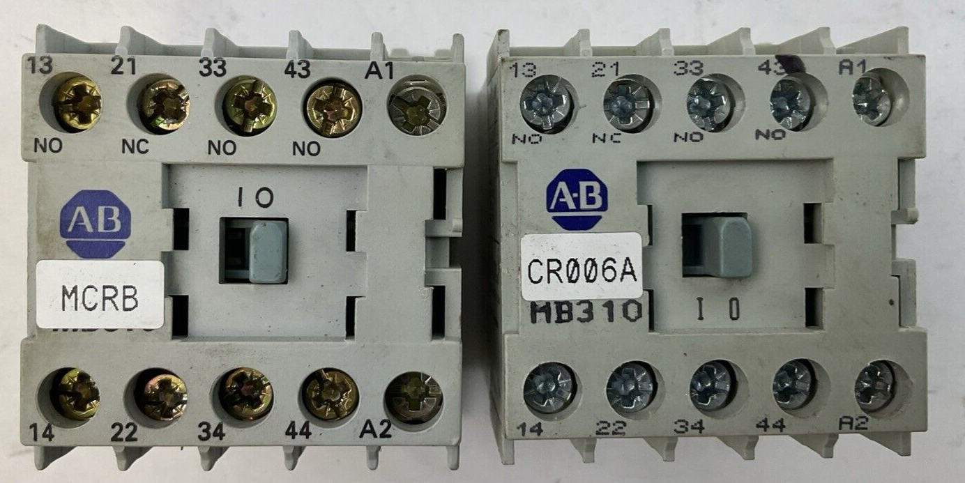 ALLEN BRADLEY 700DC-MB310* RELAY 300VAC 10A SER A (LOT OF 2)