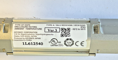 KEYENCE SL-V0H-T / SL-V08H-R  TRANSMITTER AND  RECIEVER 24VDC WITH CABLES