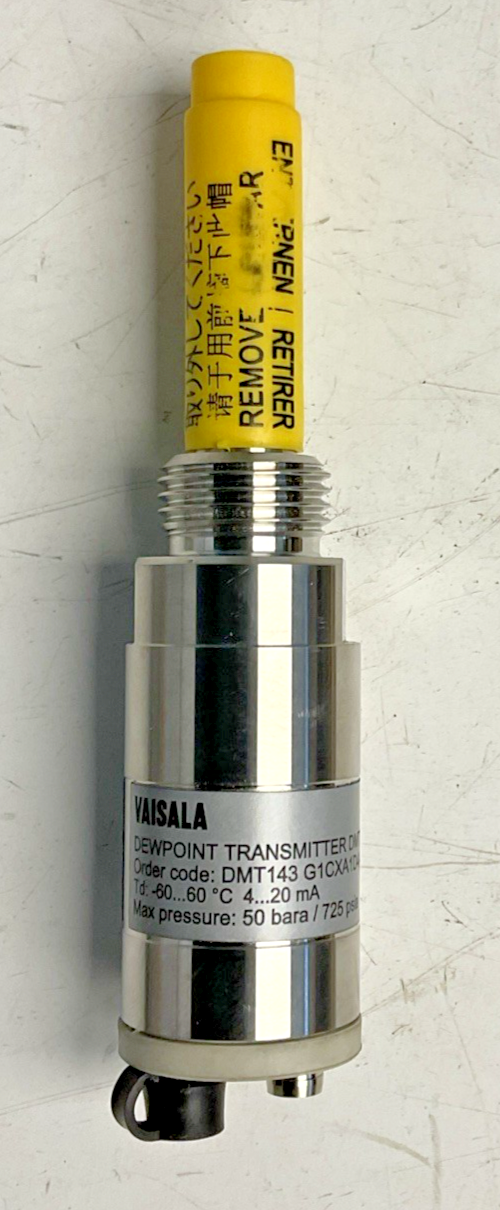 VAISALA DMT143 DEW POINT TRANSMITTER 50BARA/725PSIA