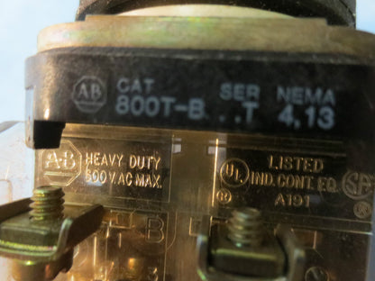 ALLEN-BRADLEY 800T-B, Ser. T- ORANGE