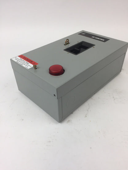 GE CR1062R3AAT204R MAN MOTOR STARTER NEMA SIZE M-0 3 POLES/OVERLOADS 480V 60HZ