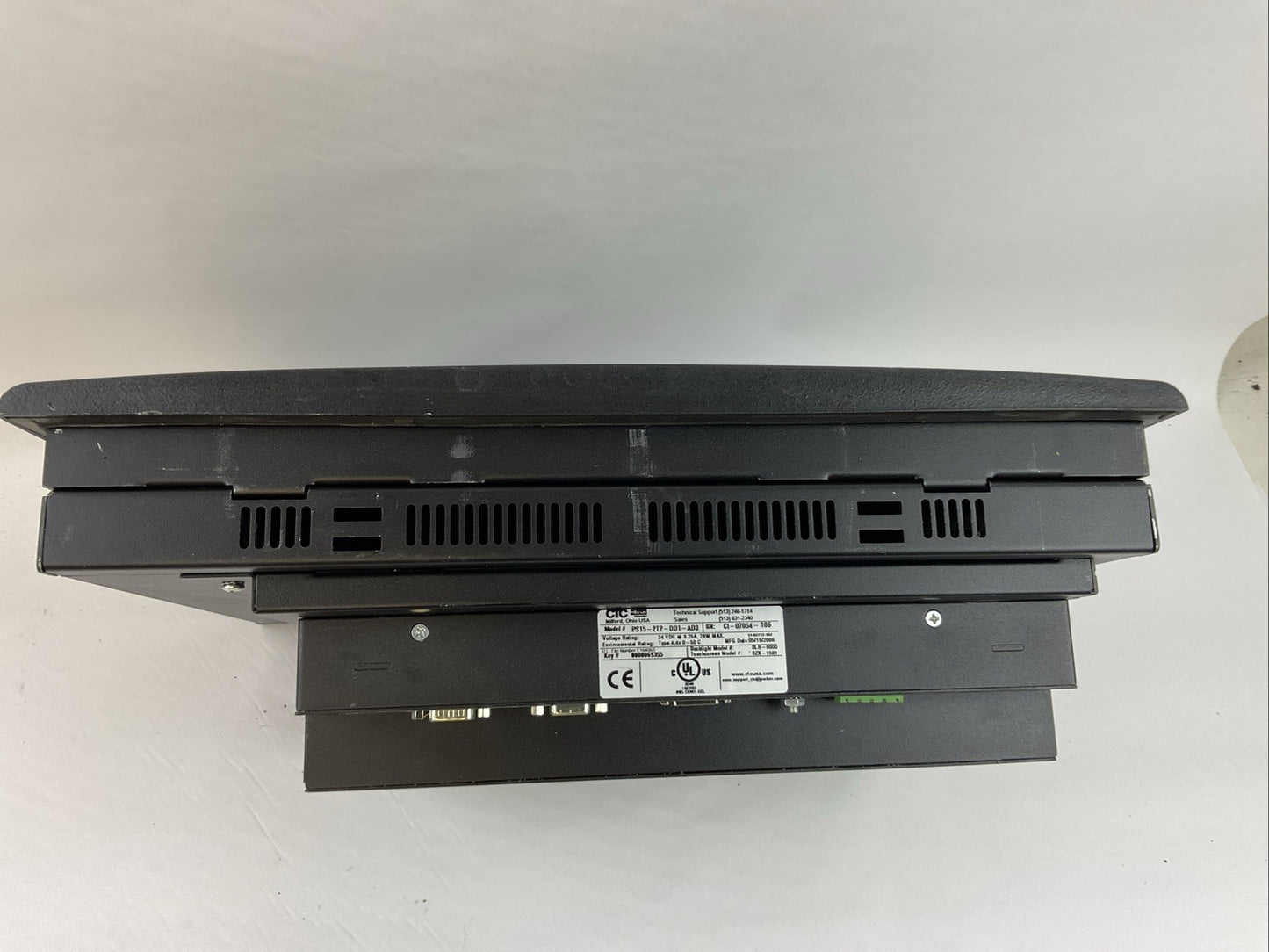 PARKER PS15-2T2-DD1-AD3 OPERATOR INTERFACE 24VDC 3.25A 78W (BLR-8000 BZK-1501)