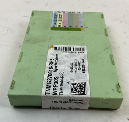 WALTER TNMG270616-RP5 WPP30S TNMG544-RP-5 CARBIDE INSERT TIGER-TEC (BOX OF 5)