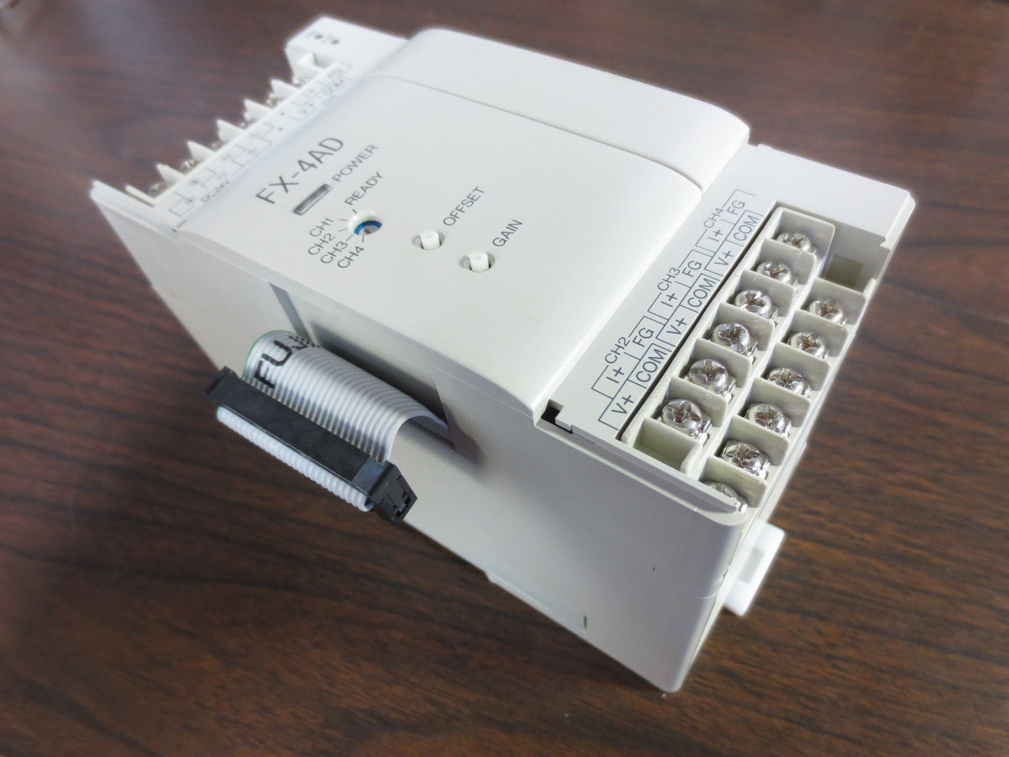 MITSUBISHI FX-4AD PROGRAMMABLE CONTROLLER - 24VDC - SHIPS from U.S.