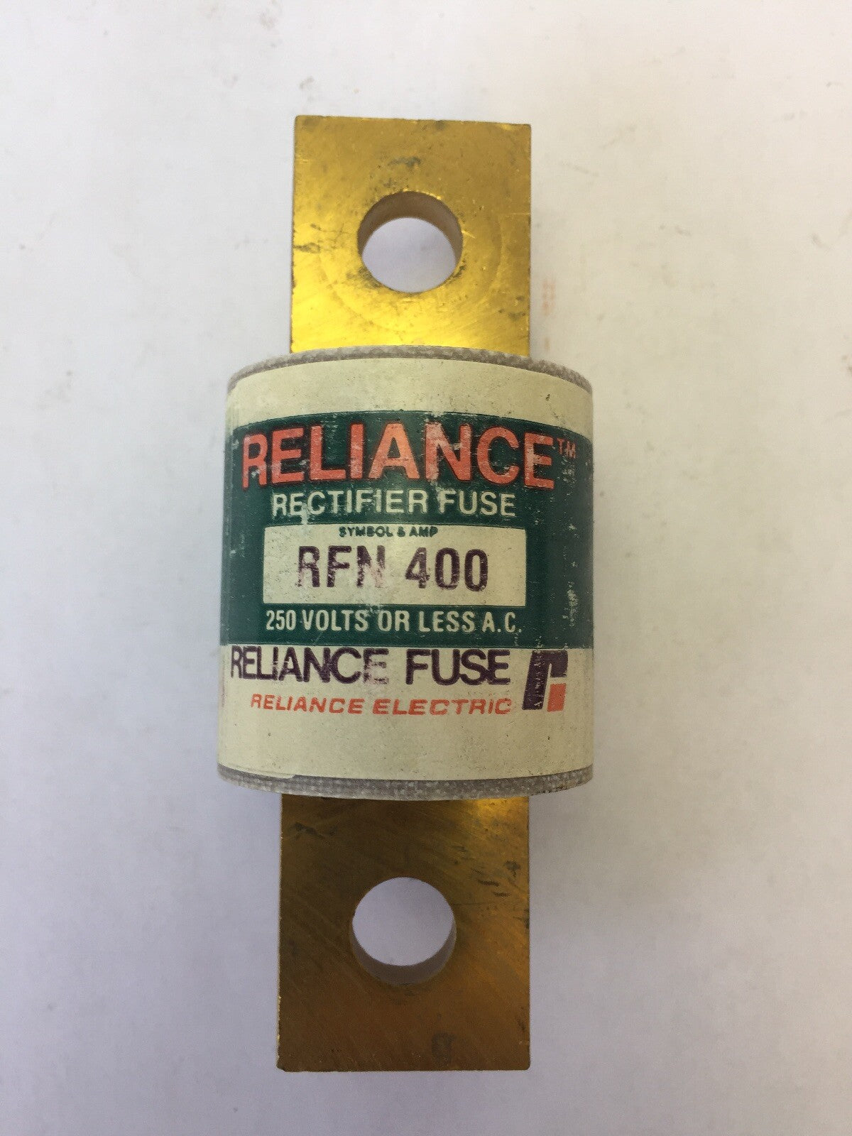 RELIANCE RFN400 RECTIFIER FUSE 400 AMP 250 VOLTS