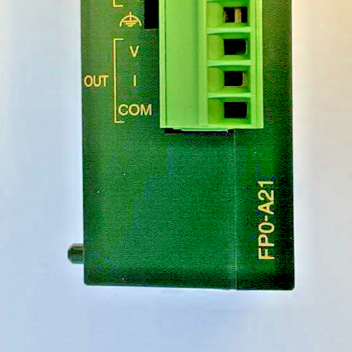 PANASONIC FP0-A21 ANALOG I/O UNIT VER. 1.0 24VDC 0.1A