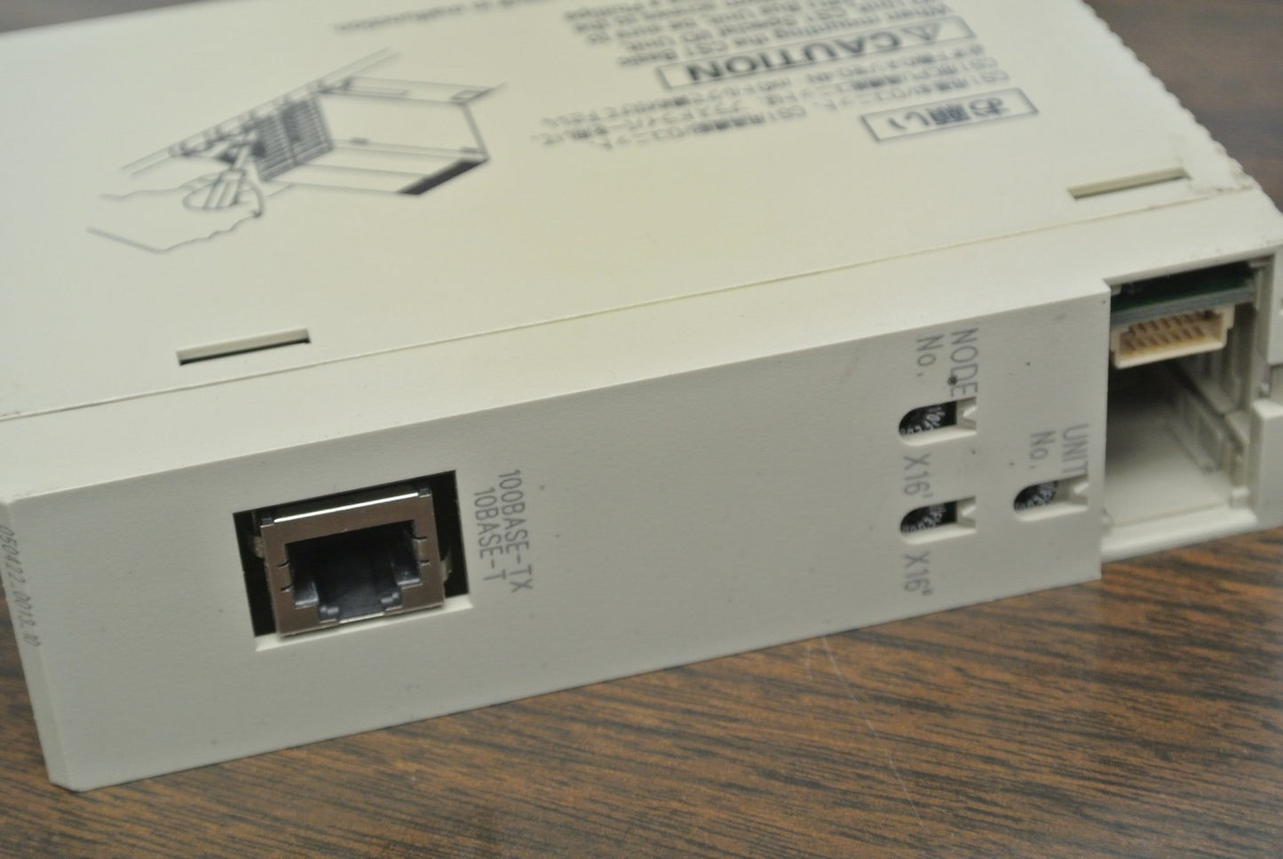 OMRON CS1W-FLN22 / FL-NET UNIT / ETHERNET MODULE / FOR PARTS