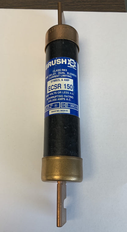 Brush ECSR150 150A 600V Class RK5 Fuse
