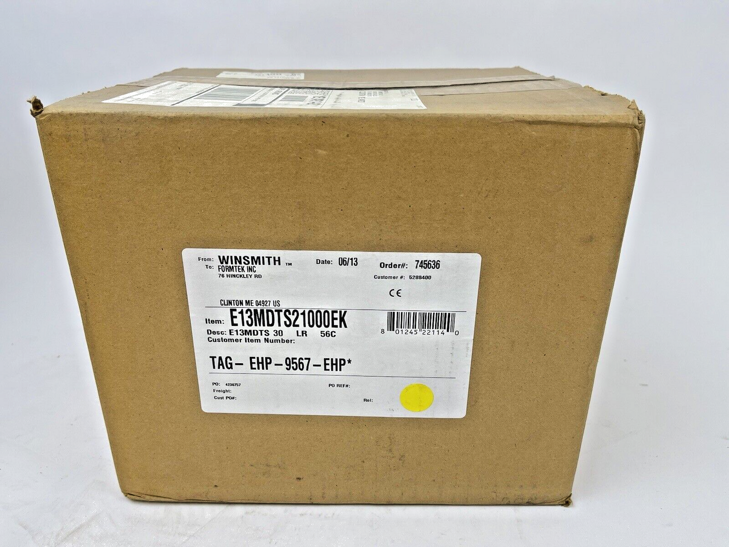 WINSMITH - E13MDTS21000EK - WORM GEAR REDUCER - E13MDTS 30 LR 56C - 30:1 RATIO