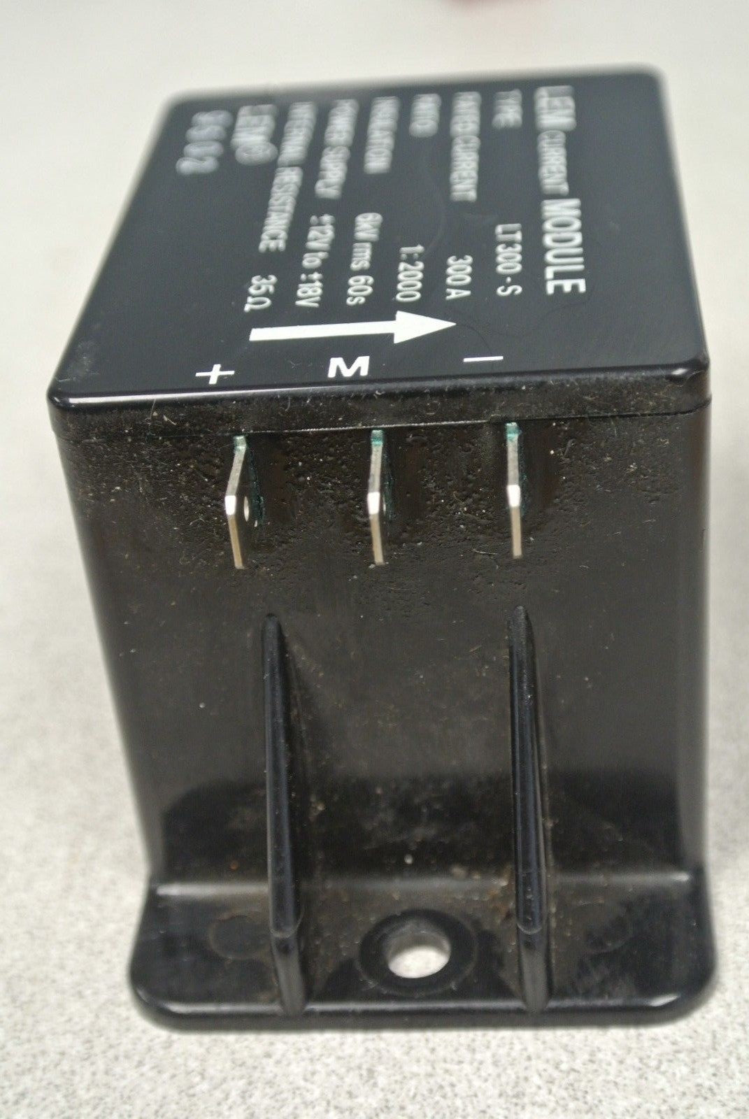 LEM LT300-S CURRENT MODULE / 300A / 1:2000 RATIO / INTERNAL RESISTANCE 35OHM
