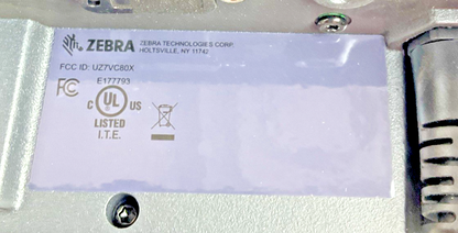 ZEBRA VC80X VEHICLE MOUNTED COMPUTER UZ7VC80X